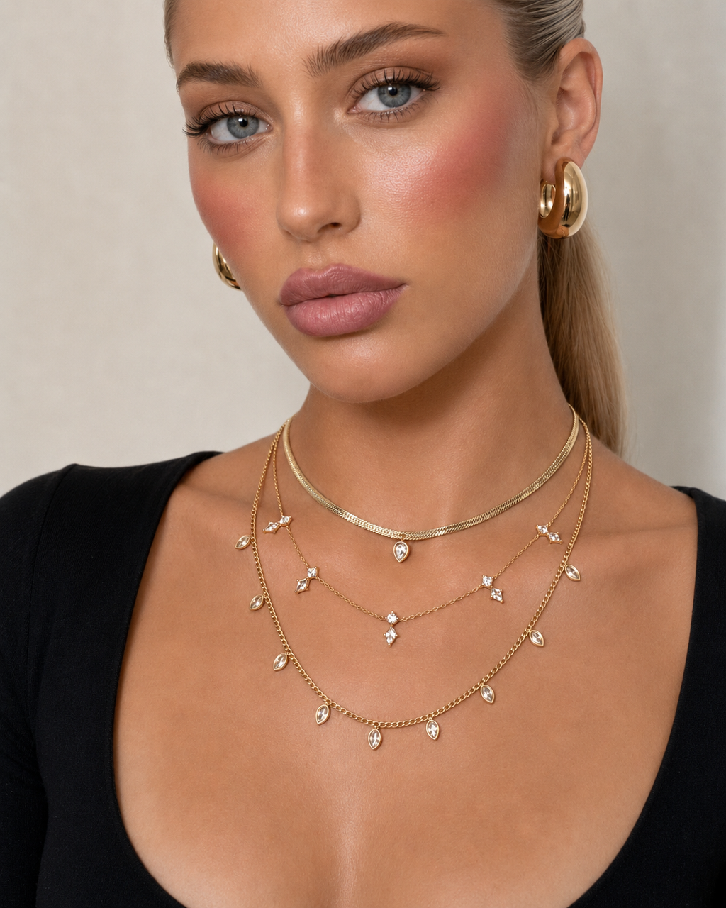 Aurelia Layered Necklace Set