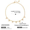 European American Luxury High-End Stainless Steel Necklace for Women Zircon Titanium Steel Collarbone Fashion Pendant Necklaces