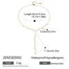 European American Luxury High-End Stainless Steel Necklace for Women Zircon Titanium Steel Collarbone Fashion Pendant Necklaces