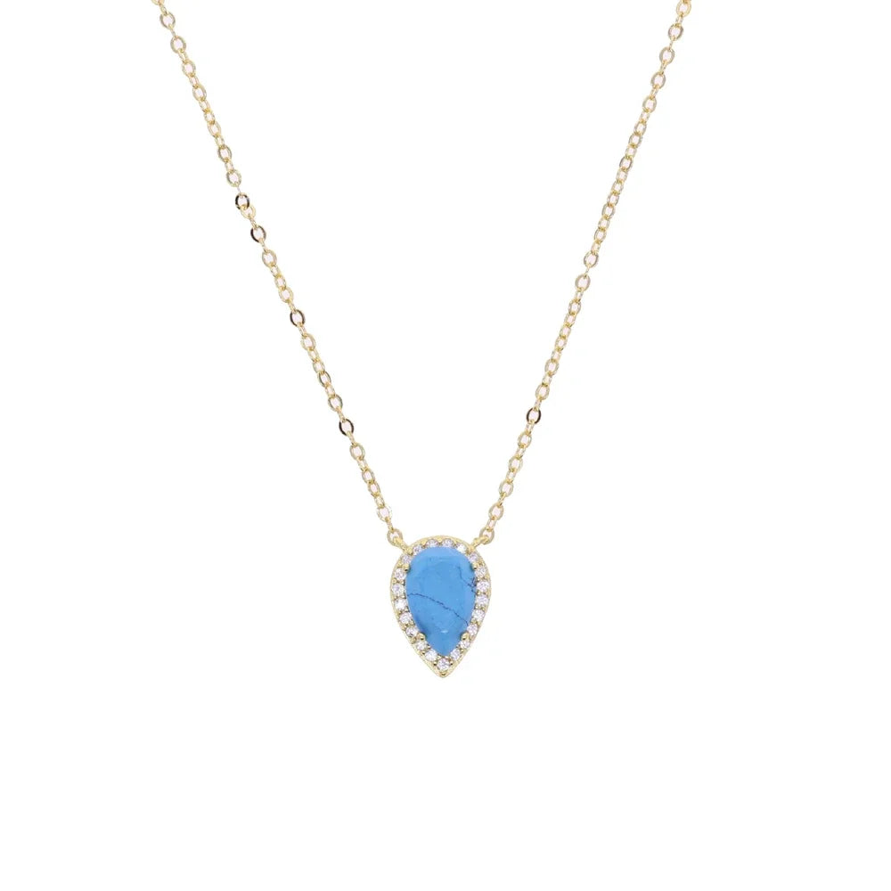 2025 NEW fashion two tone Round CZ Geometric Rectangle Bar Charm Tennis Chain Choker Necklace Women Jewelry