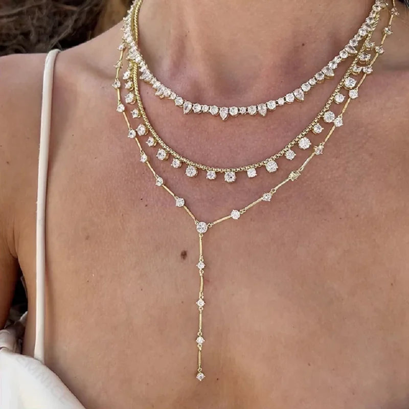 Velora Crystal Necklace Set