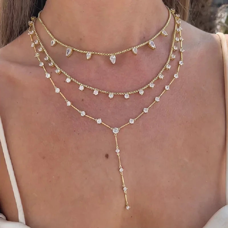Velora Crystal Necklace Set