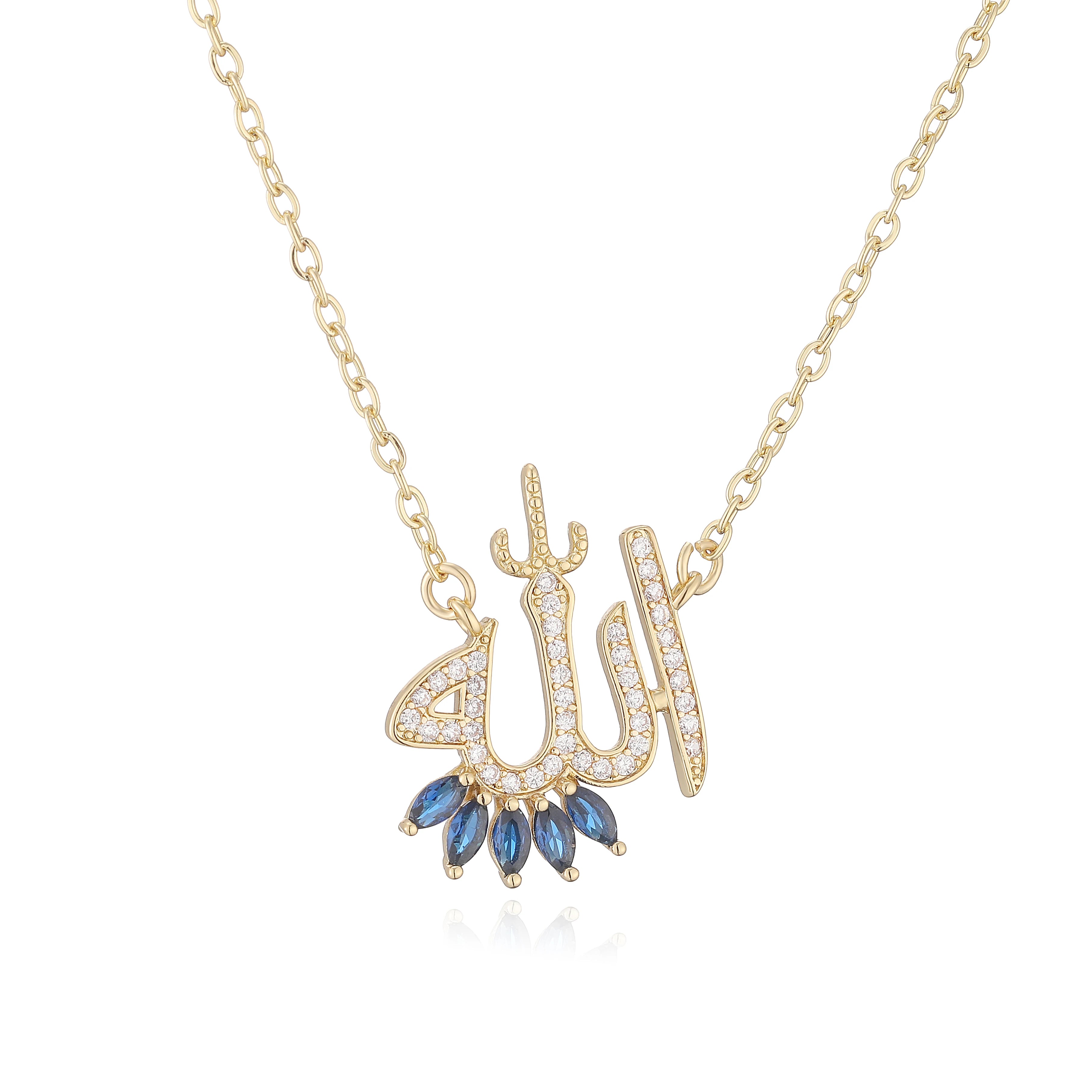 HECHENG,Sweet and Cute Dinosaur-Shaped Zirconia Arabian Letter Charm Pendant Necklace with Collarbone Chain Body Jewelry 1 Piece