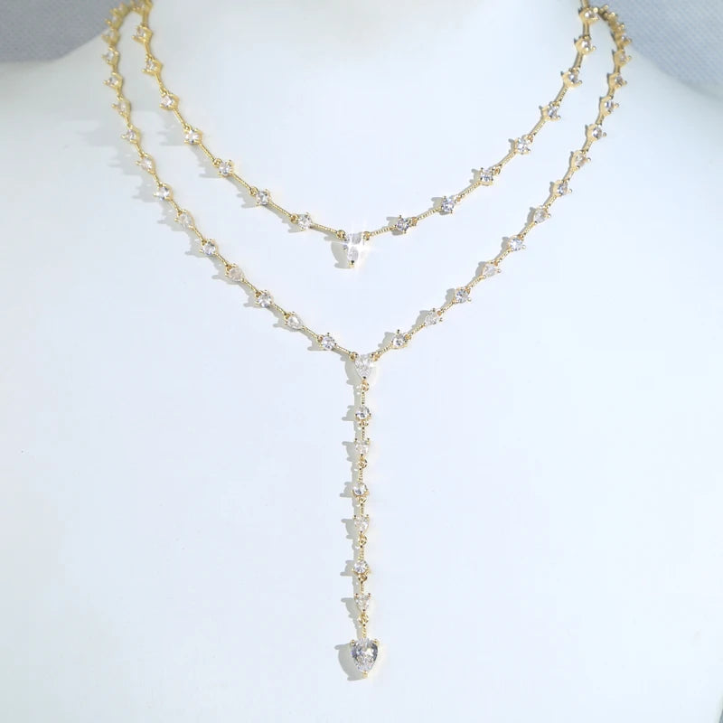 Velora Crystal Necklace Set