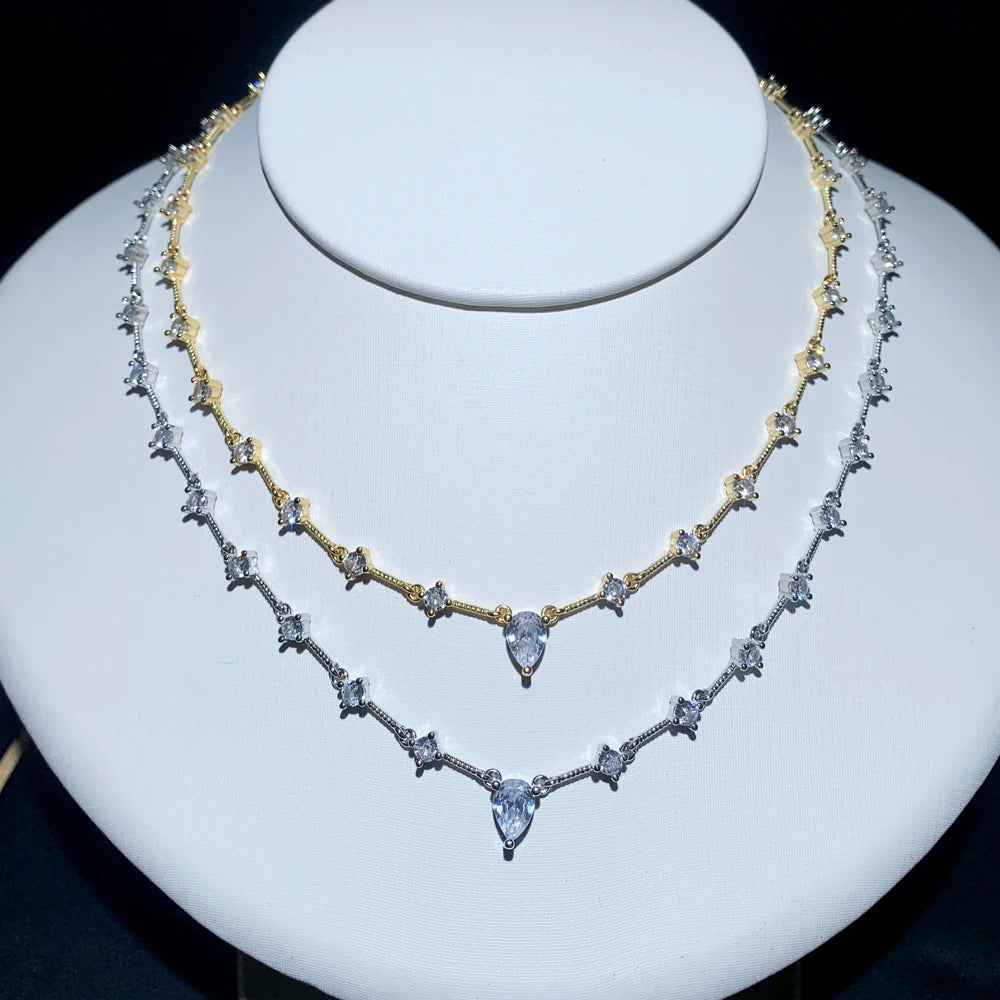 Velora Crystal Necklace Set