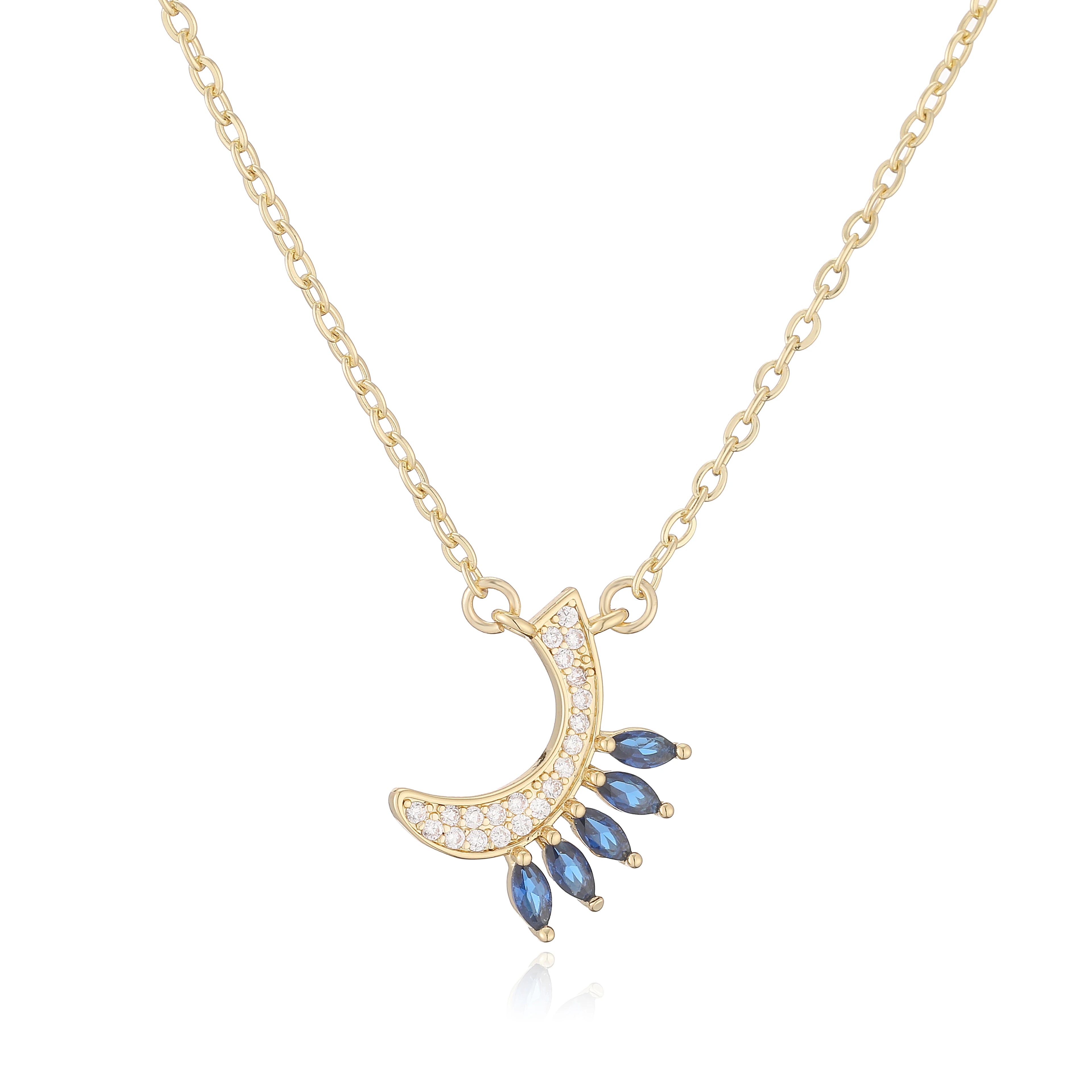 HECHENG,Sweet and Cute Dinosaur-Shaped Zirconia Arabian Letter Charm Pendant Necklace with Collarbone Chain Body Jewelry 1 Piece